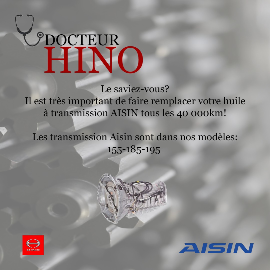 Replace the AISIN transmission oil